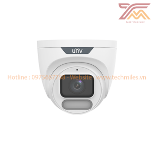 Camera IP UNV Turret ánh sáng ấm cố định ColorHunter Wise-ISP 2MP IPC3622LE-ADF28(40)K-WP