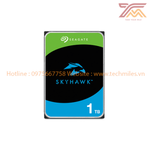 Ổ Cứng HDD SEAGATE SkyHawk 1TB 3.5 inch, 5400RPM, SATA III, 256MB Cache (ST1000VX013)