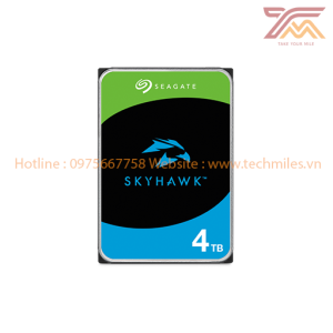 Ổ Cứng HDD SEAGATE SkyHawk 4TB 3.5 inch, 5400RPM, SATA III, 256MB Cache (ST4000VX016)