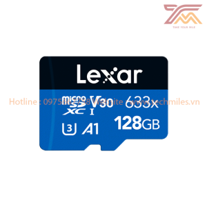 Thẻ nhớ LEXAR 128GB microSDXC U3, V30, A1 - LSDMI128BB633A