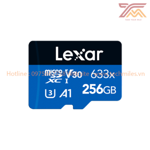 Thẻ nhớ LEXAR 256GB microSDXC U3, V30, A1 - LSDMI256BB633A